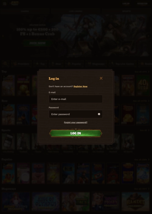 Secure player account login Fat Pirate Casino